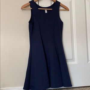 Navy blue dress and jacket